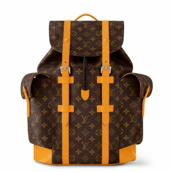 Fake Louis Vuitton Christopher MM Backpack Monogram Macassar Canvas M13202 Replica Replica Louis Vuitton Christopher MM Backpack Monogram Macassar Canvas M13202