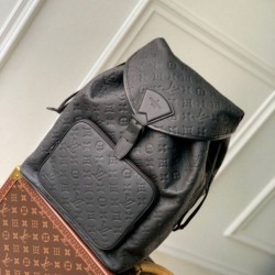 Fake Louis Vuitton Montsouris Backpack Monogram Taurillon M23127 Replica
