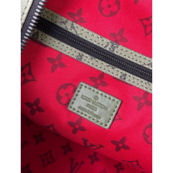 Fake Louis Vuitton Keepall Bandouliere 55 Bag Green Monogram Canvas M23963 Replica Fake Louis Vuitton Keepall Bandouliere 55 Bag Green Monogram Canvas M23963 Replica