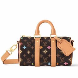 Replica Louis Vuitton Keepall Bandouliere 25 Bag Monogram Craggy M24849