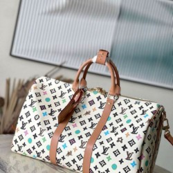 Fake Louis Vuitton Keepall Bandouliere 45 Bag Monogram Craggy Canvas M25233 Replica