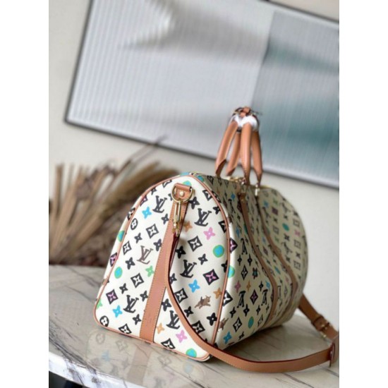 Replica Louis Vuitton Keepall Bandouliere 45 Bag Monogram Craggy Canvas M25233 Fake Louis Vuitton Keepall Bandouliere 45 Bag Monogram Craggy Canvas M25233 Replica