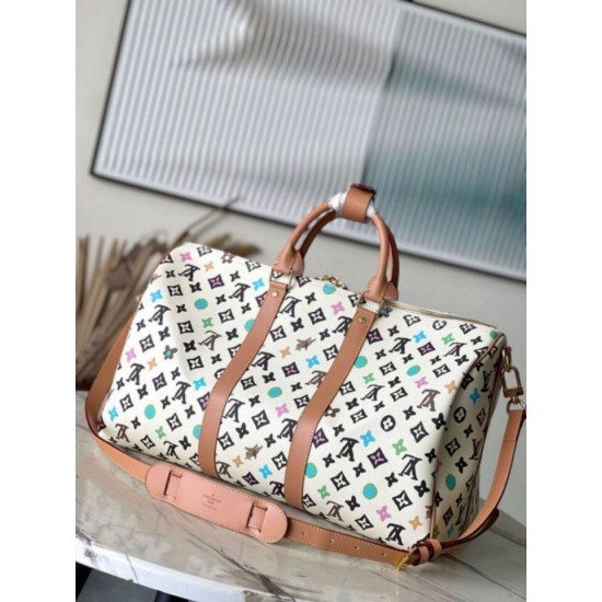 Replica Louis Vuitton Keepall Bandouliere 45 Bag Monogram Craggy Canvas M25233 Fake Louis Vuitton Keepall Bandouliere 45 Bag Monogram Craggy Canvas M25233 Replica
