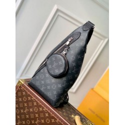 Replica Louis Vuitton Duo Sling Bag Monogram Eclipse Canvas M30936