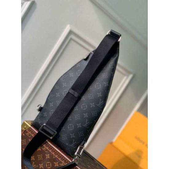 Replica Louis Vuitton Duo Sling Bag Monogram Eclipse Canvas M30936 Replica Louis Vuitton Duo Sling Bag Monogram Eclipse Canvas M30936
