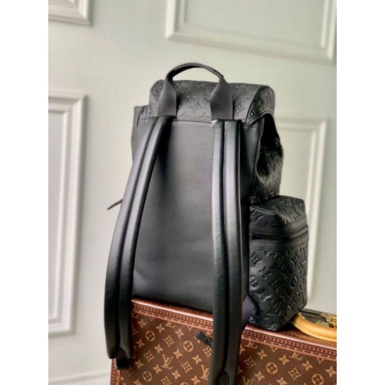 Fake Louis Vuitton Trekking Backpack Monogram Shadow M43680 Replica Replica Louis Vuitton Trekking Backpack Monogram Shadow M43680