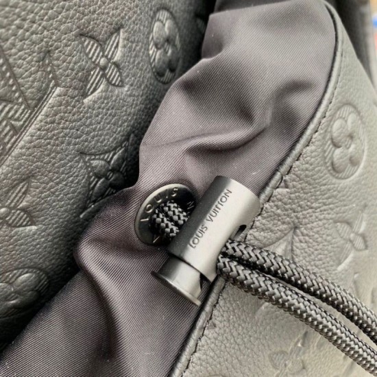 Fake Louis Vuitton Trekking Backpack Monogram Shadow M43680 Replica Replica Louis Vuitton Trekking Backpack Monogram Shadow M43680