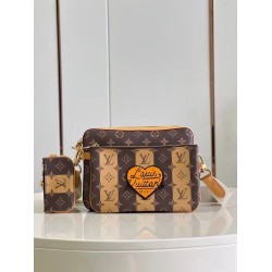 Fake Louis Vuitton Trio Messenger Bag Monogram Stripes Canvas M45965 Replica Replica Louis Vuitton Trio Messenger Bag Monogram Stripes Canvas M45965