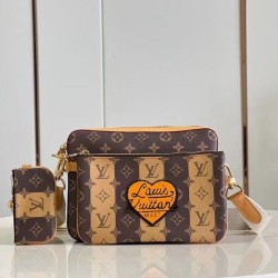 Replica Louis Vuitton Trio Messenger Bag Monogram Stripes Canvas M45965