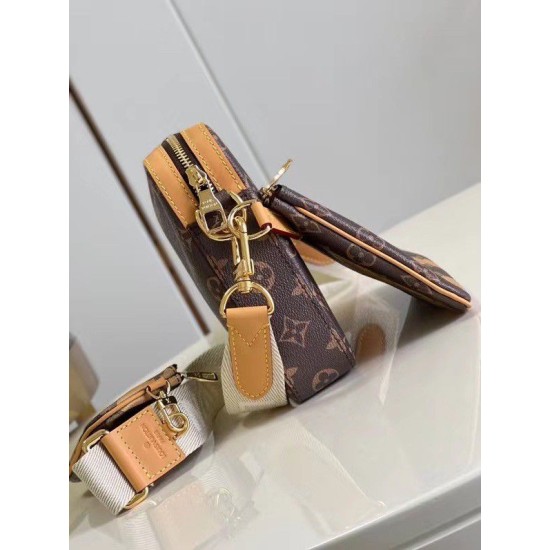 Fake Louis Vuitton Trio Messenger Bag Monogram Stripes Canvas M45965 Replica Replica Louis Vuitton Trio Messenger Bag Monogram Stripes Canvas M45965
