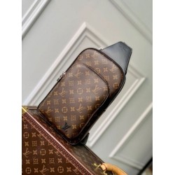 Replica Louis Vuitton Avenue Sling Bag Monogram Macassar Canvas M46327 Replica Louis Vuitton Avenue Sling Bag Monogram Macassar Canvas M46327