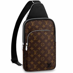 Replica Louis Vuitton Avenue Sling Bag Monogram Macassar Canvas M46327