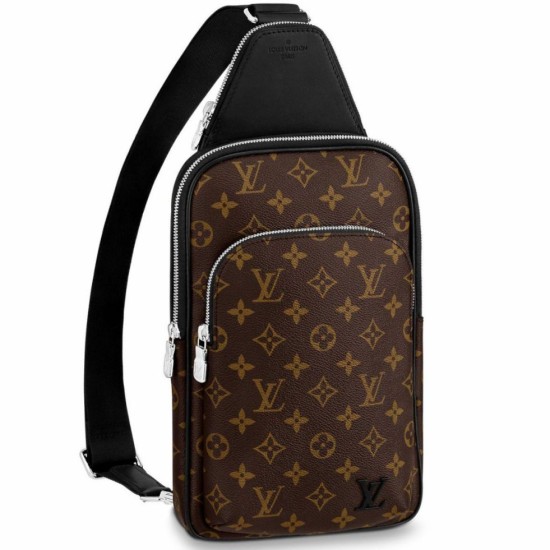 Replica Louis Vuitton Avenue Sling Bag Monogram Macassar Canvas M46327 Replica Louis Vuitton Avenue Sling Bag Monogram Macassar Canvas M46327