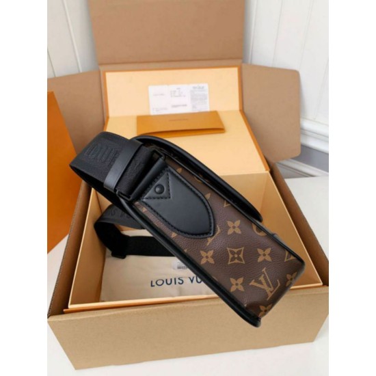 Fake Louis Vuitton Archy Messenger MM Bag Monogram Macassar Canvas M46328 Replica Fake Louis Vuitton Archy Messenger MM Bag Monogram Macassar Canvas M46328 Replica
