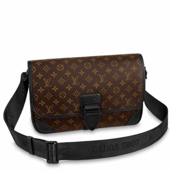 Fake Louis Vuitton Archy Messenger MM Bag Monogram Macassar Canvas M46328 Replica Fake Louis Vuitton Archy Messenger MM Bag Monogram Macassar Canvas M46328 Replica