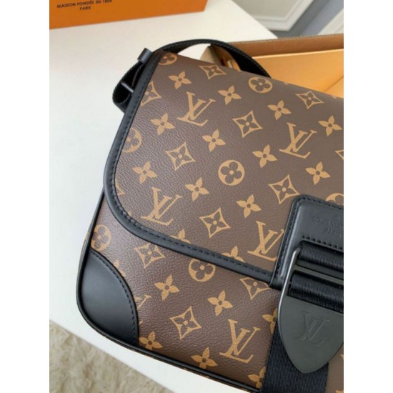 Fake Louis Vuitton Archy Messenger MM Bag Monogram Macassar Canvas M46328 Replica Fake Louis Vuitton Archy Messenger MM Bag Monogram Macassar Canvas M46328 Replica
