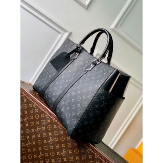 Replica Louis Vuitton Sac Plat 24H Bag Monogram Eclipse Canvas M46451 Fake Louis Vuitton Sac Plat 24H Bag Monogram Eclipse Canvas M46451 Replica