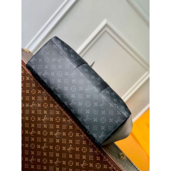 Replica Louis Vuitton Sac Plat 24H Bag Monogram Eclipse Canvas M46451 Fake Louis Vuitton Sac Plat 24H Bag Monogram Eclipse Canvas M46451 Replica