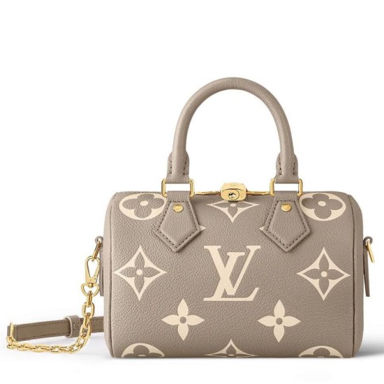 Replica Louis Vuitton Speedy Bandouliere 20 Bag Monogram Empreinte M46575 Replica Louis Vuitton Speedy Bandouliere 20 Bag Monogram Empreinte M46575