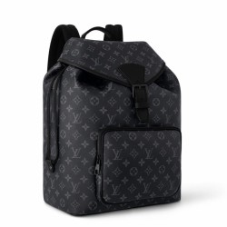 Replica Louis Vuitton Montsouris Backpack Monogram Eclipse Canvas M46683