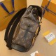 Fake Louis Vuitton Christopher MM Backpack Monogram Macassar Canvas M46686 Replica Fake Louis Vuitton Christopher MM Backpack Monogram Macassar Canvas M46686 Replica
