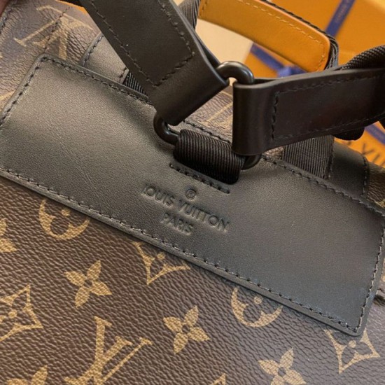 Fake Louis Vuitton Christopher MM Backpack Monogram Macassar Canvas M46686 Replica Fake Louis Vuitton Christopher MM Backpack Monogram Macassar Canvas M46686 Replica