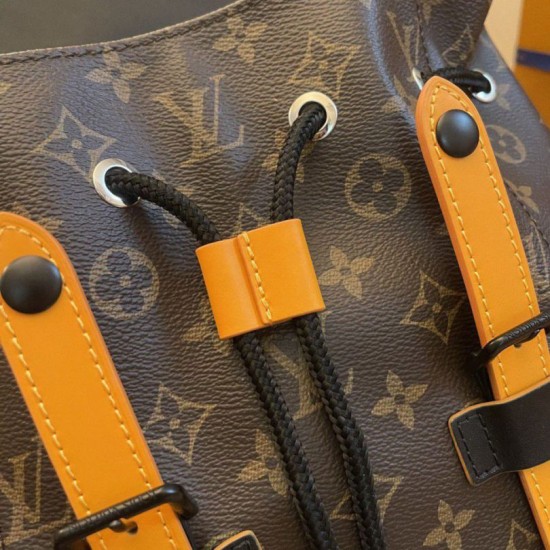 Fake Louis Vuitton Christopher MM Backpack Monogram Macassar Canvas M46686 Replica Fake Louis Vuitton Christopher MM Backpack Monogram Macassar Canvas M46686 Replica