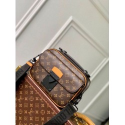 Fake Louis Vuitton S-Lock Messenger Bag Monogram Macassar Canvas M46688 Replica Fake Louis Vuitton S-Lock Messenger Bag Monogram Macassar Canvas M46688 Replica