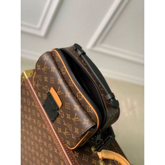 Fake Louis Vuitton S-Lock Messenger Bag Monogram Macassar Canvas M46688 Replica Fake Louis Vuitton S-Lock Messenger Bag Monogram Macassar Canvas M46688 Replica