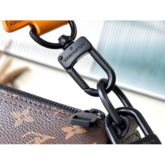 Replica Louis Vuitton Soft Polochon MM Bag Monogram Macassar Canvas M46691 Replica Louis Vuitton Soft Polochon MM Bag Monogram Macassar Canvas M46691