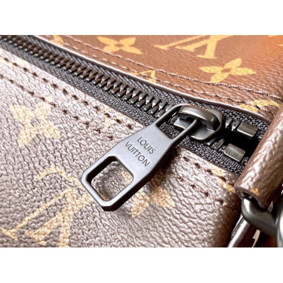 Replica Louis Vuitton Soft Polochon MM Bag Monogram Macassar Canvas M46691 Replica Louis Vuitton Soft Polochon MM Bag Monogram Macassar Canvas M46691