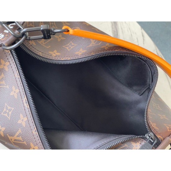 Replica Louis Vuitton Soft Polochon MM Bag Monogram Macassar Canvas M46691 Replica Louis Vuitton Soft Polochon MM Bag Monogram Macassar Canvas M46691