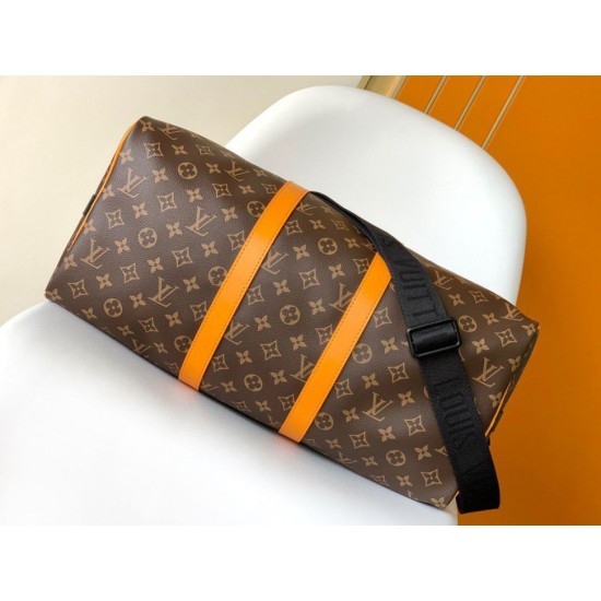 Replica Louis Vuitton Keepall Bandouliere 45 Bag Monogram Macassar Canvas M46703 Replica Louis Vuitton Keepall Bandouliere 45 Bag Monogram Macassar Canvas M46703