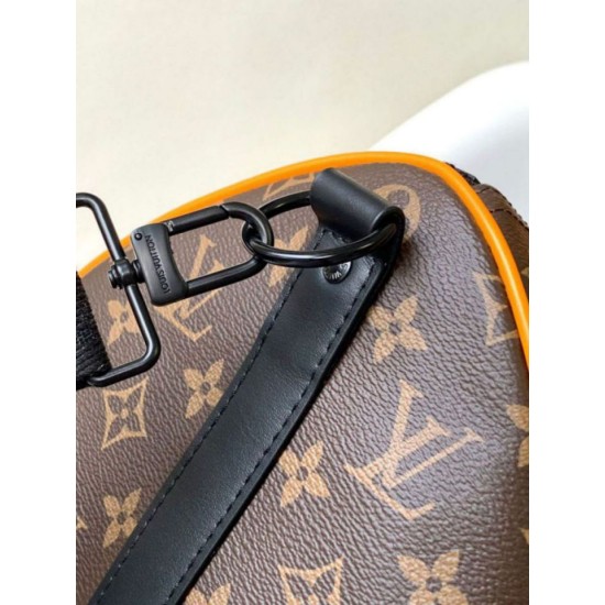 Replica Louis Vuitton Keepall Bandouliere 45 Bag Monogram Macassar Canvas M46703 Replica Louis Vuitton Keepall Bandouliere 45 Bag Monogram Macassar Canvas M46703