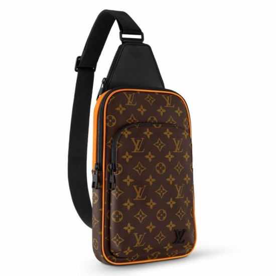 Fake Louis Vuitton Avenue Slingbag NM Monogram Macassar Canvas M46718 Replica Replica Louis Vuitton Avenue Slingbag NM Monogram Macassar Canvas M46718