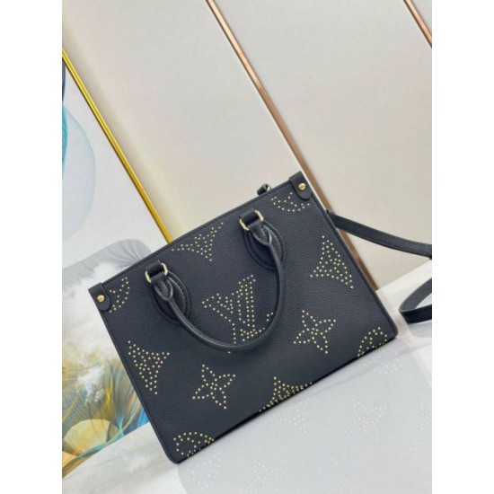 Fake Louis Vuitton OnTheGo PM Bag with Studs M46733 Replica Fake Louis Vuitton OnTheGo PM Bag with Studs M46733 Replica