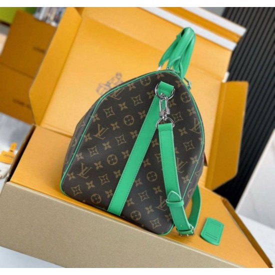 Replica Louis Vuitton Keepall Bandouliere 50 Bag Monogram Macassar Canvas M46774 Replica Louis Vuitton Keepall Bandouliere 50 Bag Monogram Macassar Canvas M46774