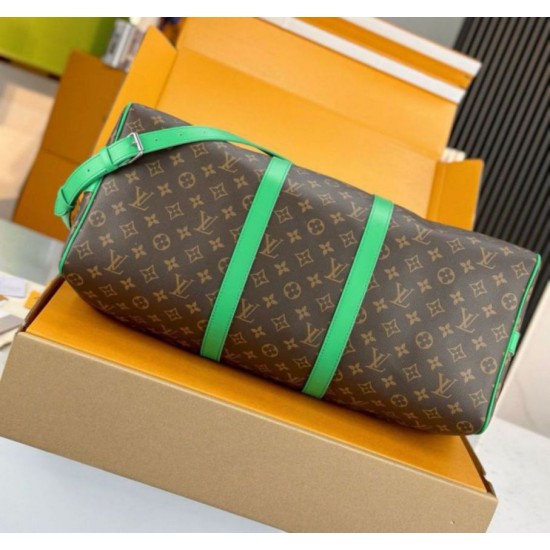 Replica Louis Vuitton Keepall Bandouliere 50 Bag Monogram Macassar Canvas M46774 Replica Louis Vuitton Keepall Bandouliere 50 Bag Monogram Macassar Canvas M46774