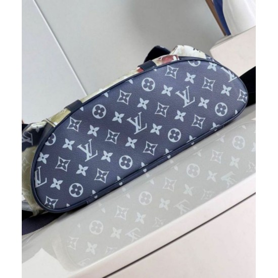 Fake Louis Vuitton Christopher MM Backpack Monogram Bleach Canvas M46805 Replica Replica Louis Vuitton Christopher MM Backpack Monogram Bleach Canvas M46805