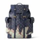 Fake Louis Vuitton Christopher MM Backpack Monogram Bleach Canvas M46805 Replica Replica Louis Vuitton Christopher MM Backpack Monogram Bleach Canvas M46805