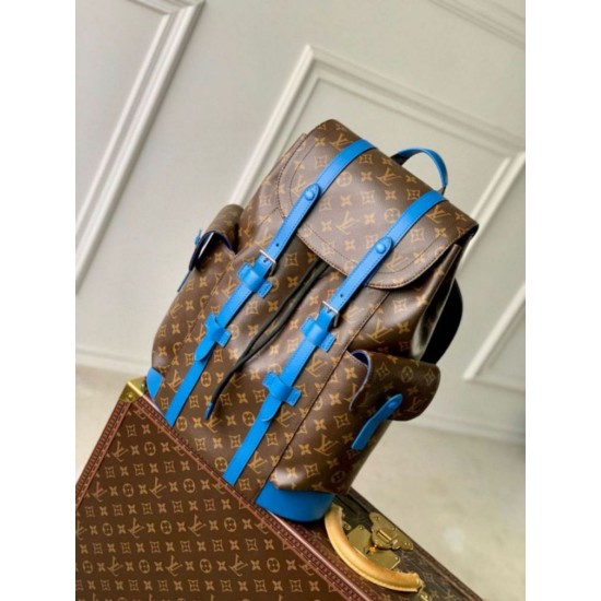 Replica Louis Vuitton Christopher MM Backpack Monogram Macassar Canvas M46813 Replica Louis Vuitton Christopher MM Backpack Monogram Macassar Canvas M46813