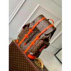 Fake Louis Vuitton Christopher MM Backpack Monogram Macassar Canvas M46814 Replica Fake Louis Vuitton Christopher MM Backpack Monogram Macassar Canvas M46814 Replica