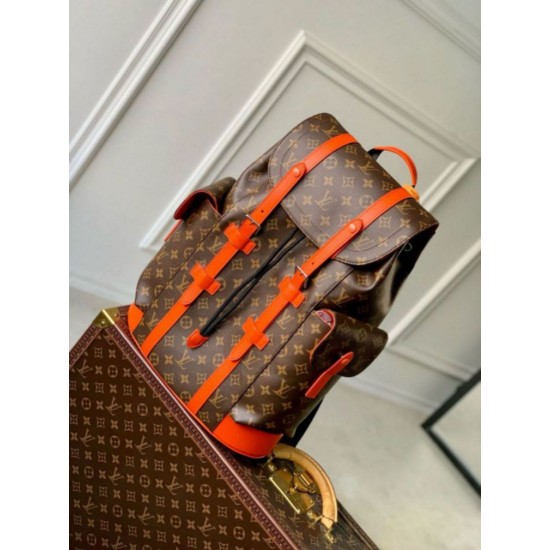 Fake Louis Vuitton Christopher MM Backpack Monogram Macassar Canvas M46814 Replica Fake Louis Vuitton Christopher MM Backpack Monogram Macassar Canvas M46814 Replica
