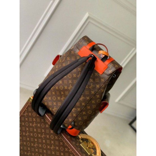 Fake Louis Vuitton Christopher MM Backpack Monogram Macassar Canvas M46814 Replica Fake Louis Vuitton Christopher MM Backpack Monogram Macassar Canvas M46814 Replica