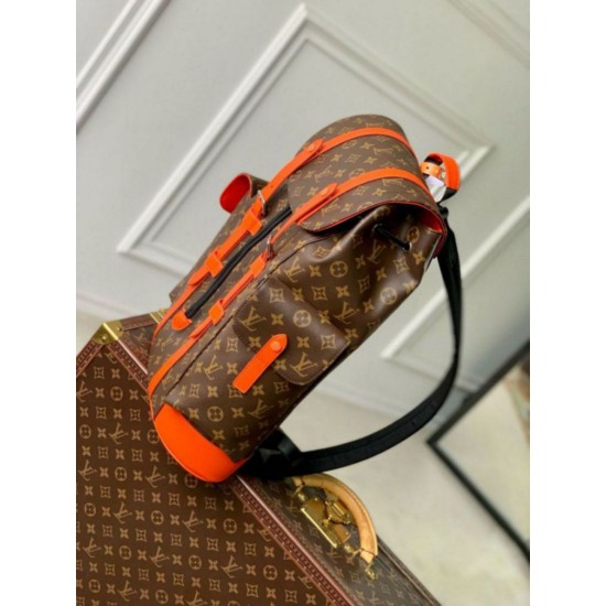 Fake Louis Vuitton Christopher MM Backpack Monogram Macassar Canvas M46814 Replica Fake Louis Vuitton Christopher MM Backpack Monogram Macassar Canvas M46814 Replica