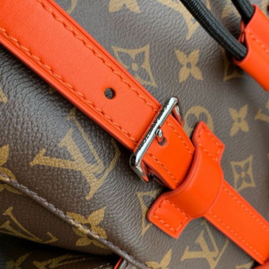 Fake Louis Vuitton Christopher MM Backpack Monogram Macassar Canvas M46814 Replica Fake Louis Vuitton Christopher MM Backpack Monogram Macassar Canvas M46814 Replica