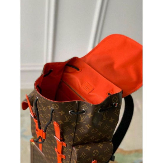 Fake Louis Vuitton Christopher MM Backpack Monogram Macassar Canvas M46814 Replica Fake Louis Vuitton Christopher MM Backpack Monogram Macassar Canvas M46814 Replica