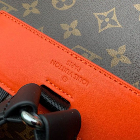 Fake Louis Vuitton Christopher MM Backpack Monogram Macassar Canvas M46814 Replica Fake Louis Vuitton Christopher MM Backpack Monogram Macassar Canvas M46814 Replica