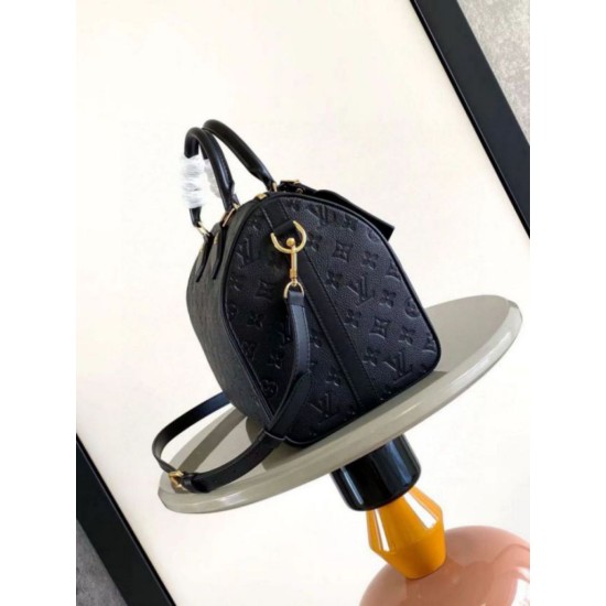 Fake Louis Vuitton Speedy Soft 30 Bag Monogram Empreinte M47186 Replica Replica Louis Vuitton Speedy Soft 30 Bag Monogram Empreinte M47186