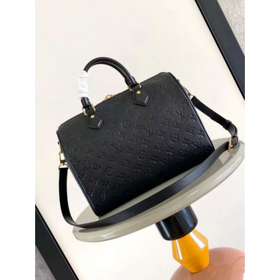 Fake Louis Vuitton Speedy Soft 30 Bag Monogram Empreinte M47186 Replica Replica Louis Vuitton Speedy Soft 30 Bag Monogram Empreinte M47186